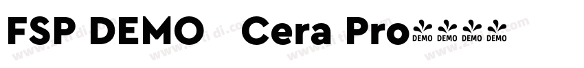 FSP DEMO   Cera Pro字体转换